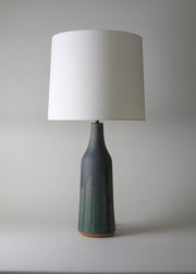 Elongated Bottle Lamp in Lichen - Victoria Morris